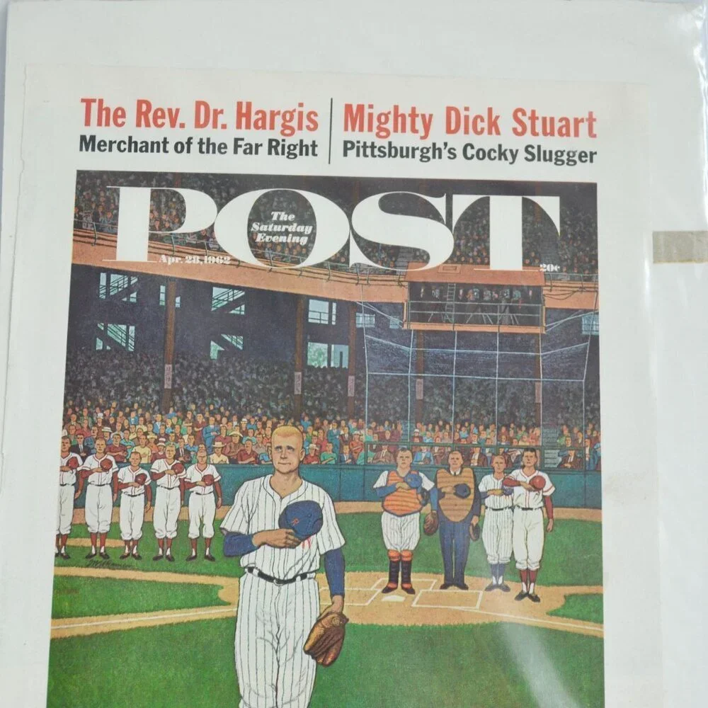 The Saturday Evening Post Magazine COVER April 28 1962